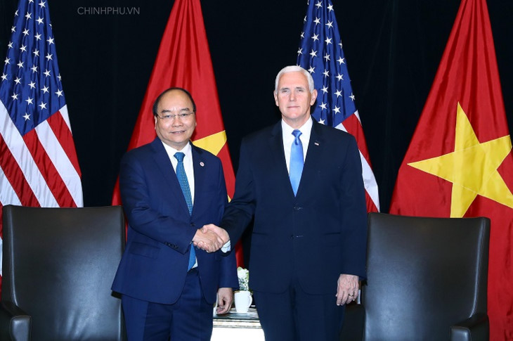 Nguyen Xuan Phuc 총리, 미국 부대통령과 회담