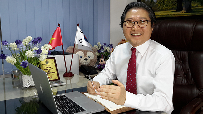 하이퐁 한인회 김수영회장님 축하 메시지