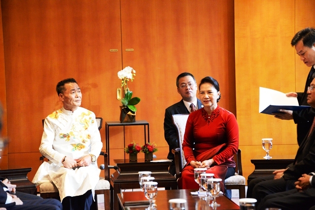 Nguyen Thi Kim Ngan 국회의장, 한국 서울에 도착