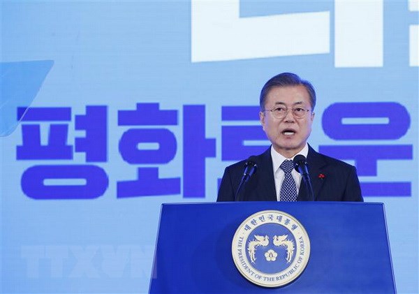 한국 대통령, 조선 비핵화 속도 진전 호소