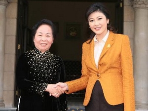 Vicepresidenta vietnamita se reúne con primer ministra de Tailandia