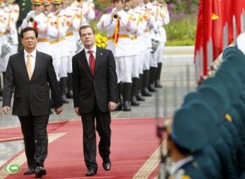 Comienza el Premier ruso visita oficial en Vietnam