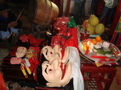 Títeres de cabeza de madera, una originalidad de Nam Dinh