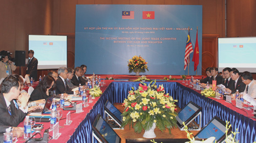 Sesiona II reunión de Comisión mixta de Comercio Vietnam–Malaysia