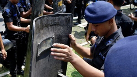 Ejercicios antiterroristas de ASEAN ampliada en Indonesia