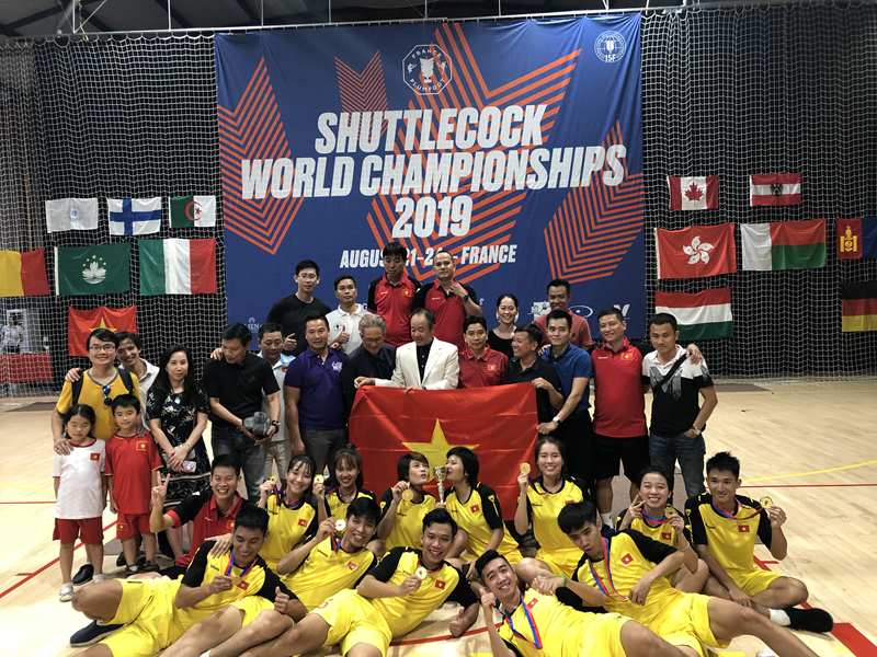 Vietnam ocupa el primer lugar en el Campeonato Mundial de Pateo de Volante 2019