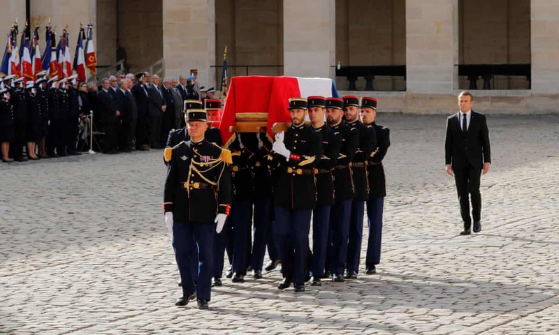 Líderes mundiales asisten en París al funeral de Jacques Chirac