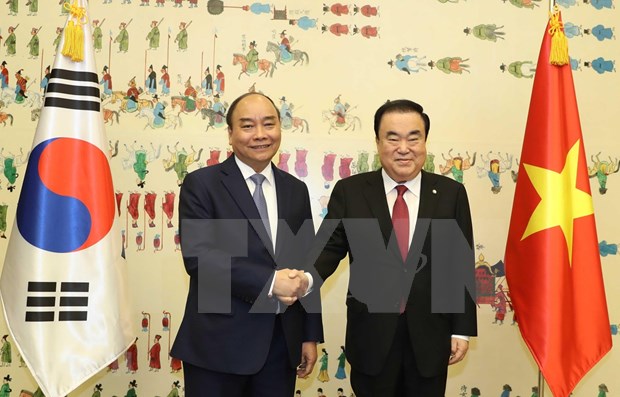 Primer ministro de Vietnam se reúne con el presidente del Parlamento surcoreano