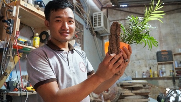 Luong Van Tuan y su proyecto de diseño con materiales reciclados