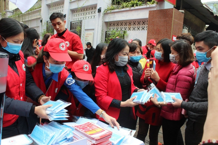 Cruz Roja de Vietnam participa activamente en la lucha contra el nuevo coronavirus