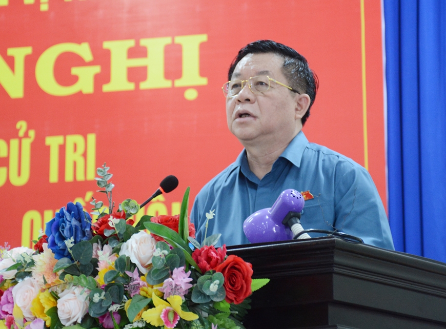 Dirigente del Partido Comunista de Vietnam en contacto con electorado de Tay Ninh