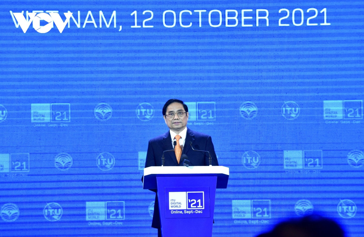 Premier vietnamita interviene en la ceremonia de apertura de Mundo Digital 2021
