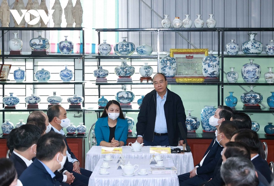 Presidente de Vietnam urge a Ninh Binh a desarrollar modelos de cooperativas modernos