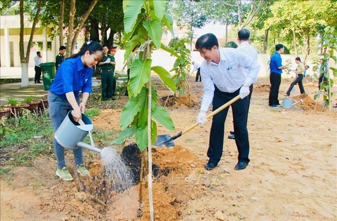 Localidades vietnamitas en respuesta al programa de plantación de árboles