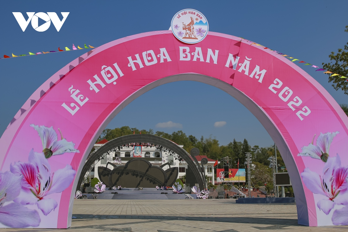 Dien Bien inaugura el Festival de la flor Bauhinia 2022
