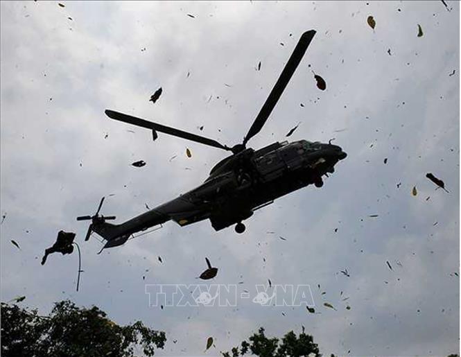 Accidente de helicóptero en México