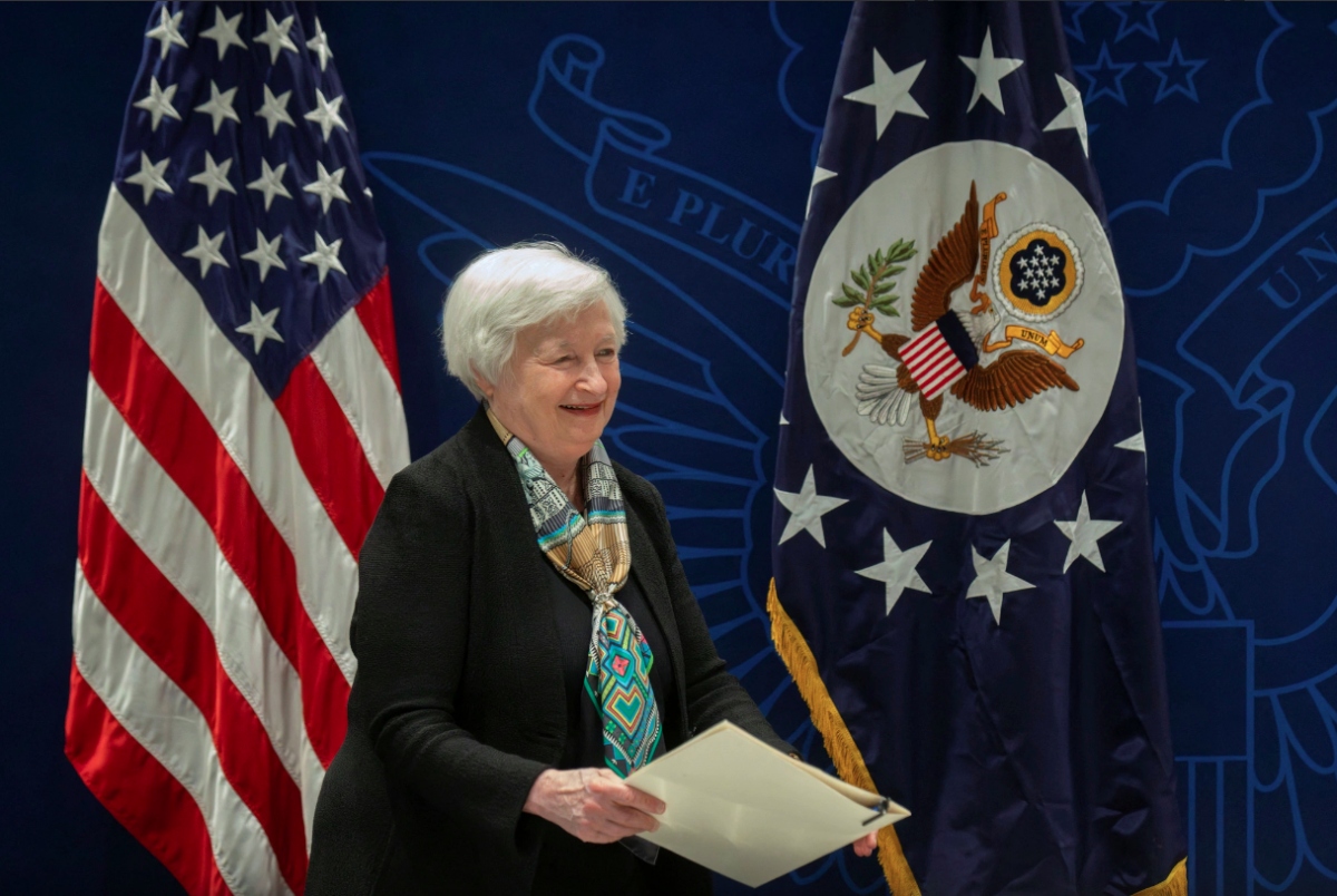 Secretaria del Tesoro de Estados Unidos visita Vietnam