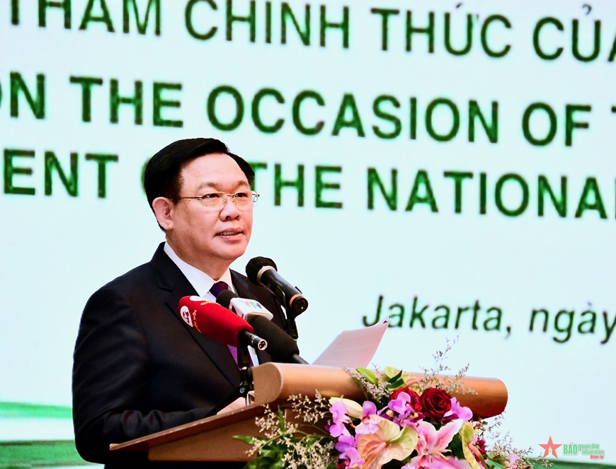 Celebran Foro sobre políticas y leyes para promover la cooperación económica, comercial y de inversión Vietnam-Indonesia