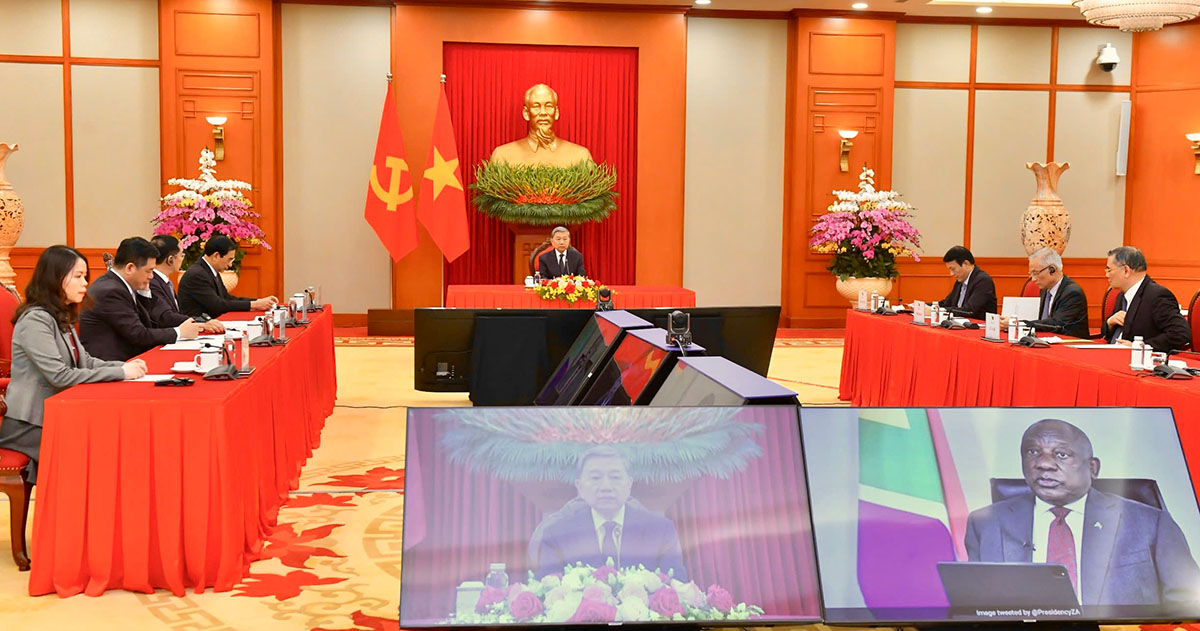 Vietnam y Sudáfrica impulsan su cooperación económica y estratégica
