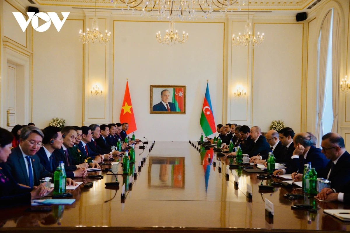 Conversaciones Vietnam-Azerbaiyán: firma de documentos y establecimiento de Asociación Estratégica