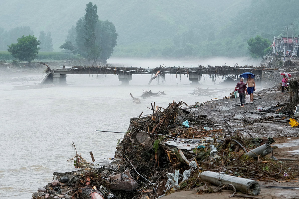 China registra 30 muertos por lluvias torrenciales