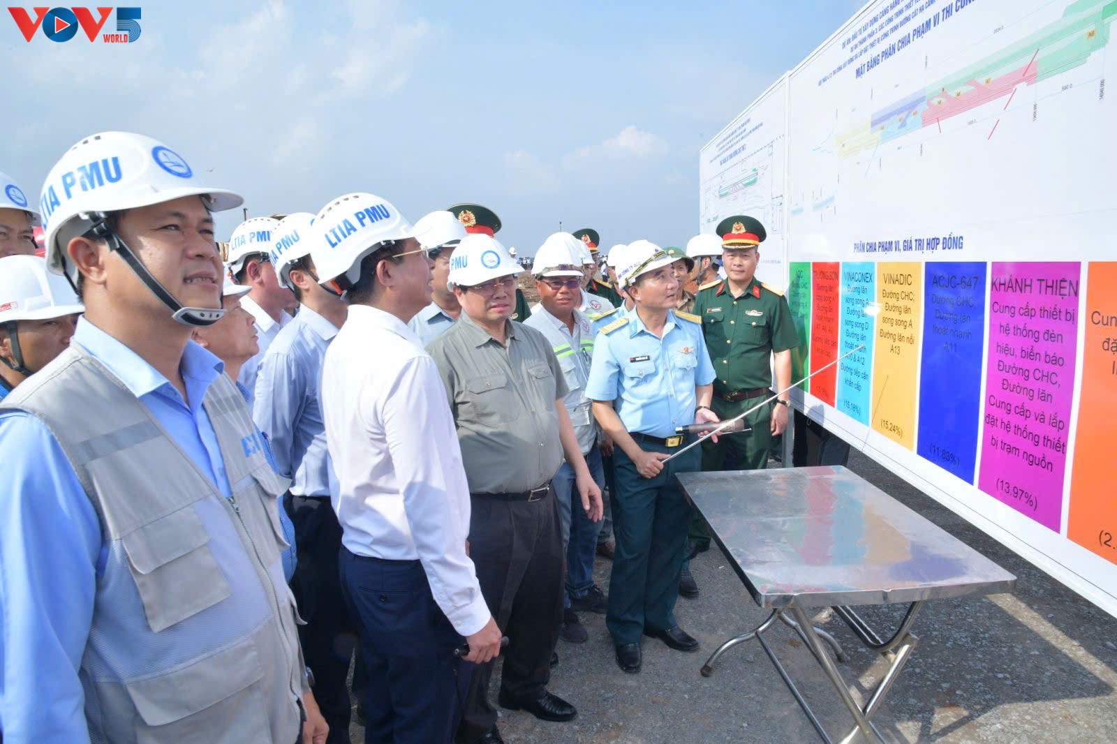 El Primer Ministro exige culminar a tiempo las obras del Aeropuerto Internacional de Long Thanh