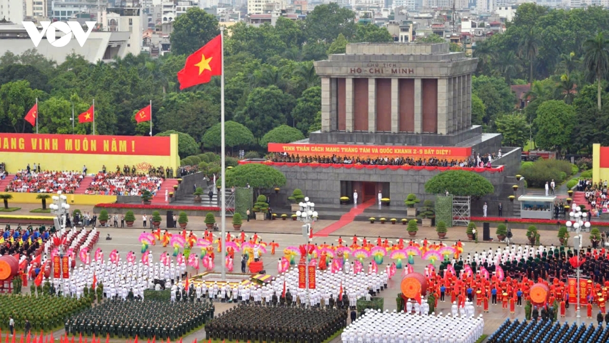 Ensayo general del desfile por el 80.° aniversario del Día Nacional de Vietnam