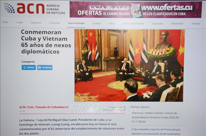 Medios cubanos resaltan la histórica amistad bilateral