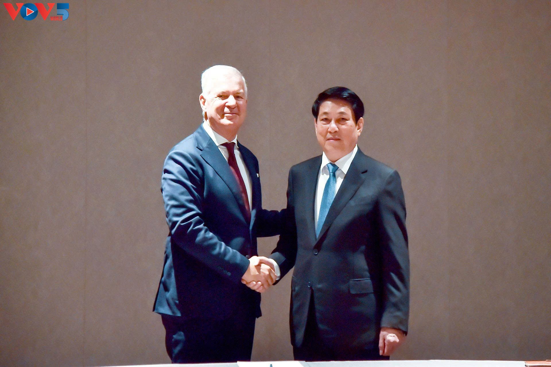 Presidente de Vietnam se reúne con líderes empresariales y de la Cámara de Comercio Internacional