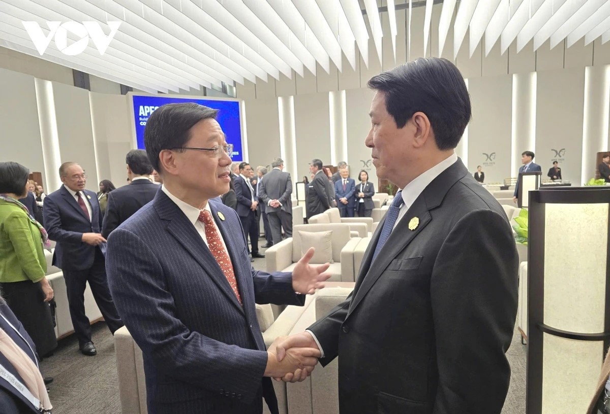 Presidente de Vietnam se reúne con líderes de economías de APEC