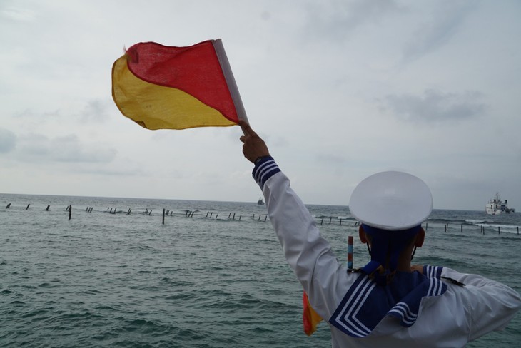 Soldados por defender islas patrias en medio del mar