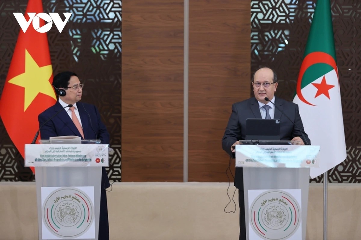 Vietnam puede invertir en Argelia en el cultivo de té y la producción de chips 5G, afirma Primer Ministro vietnamita