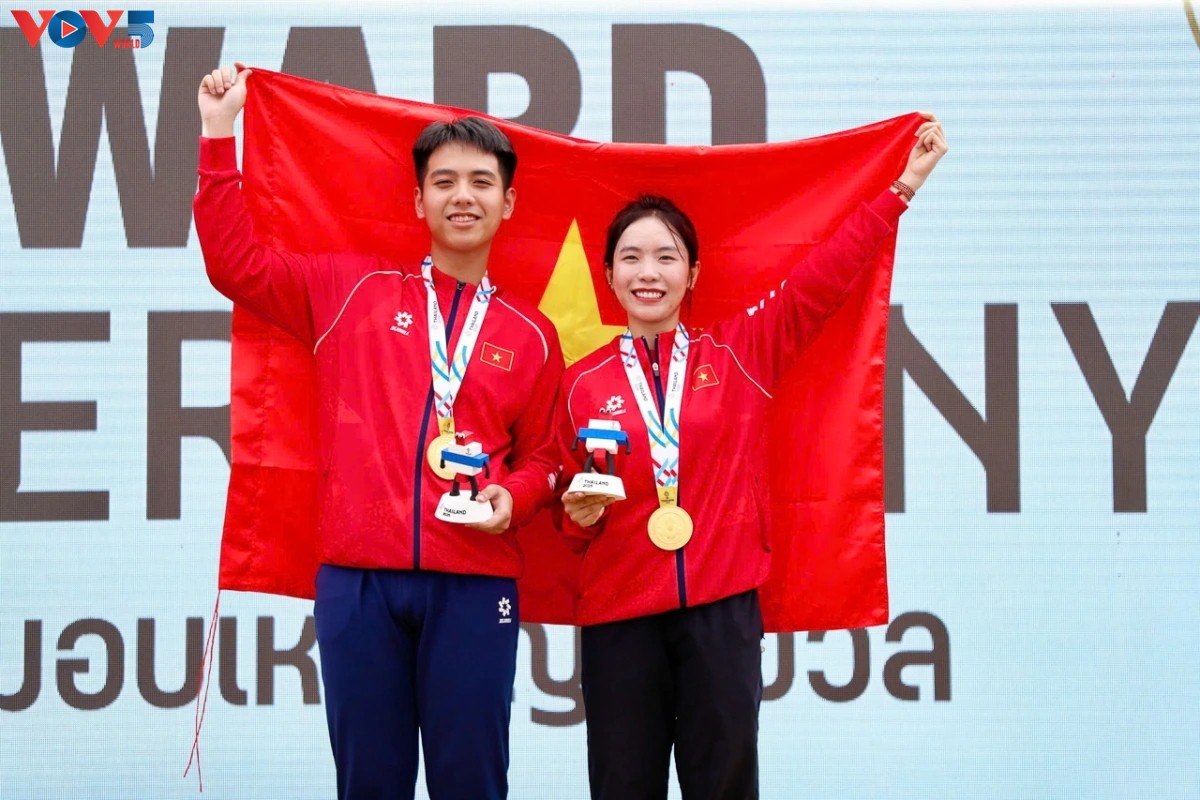 Jornada exitosa para los deportistas vietnamitas en los SEA Games 33