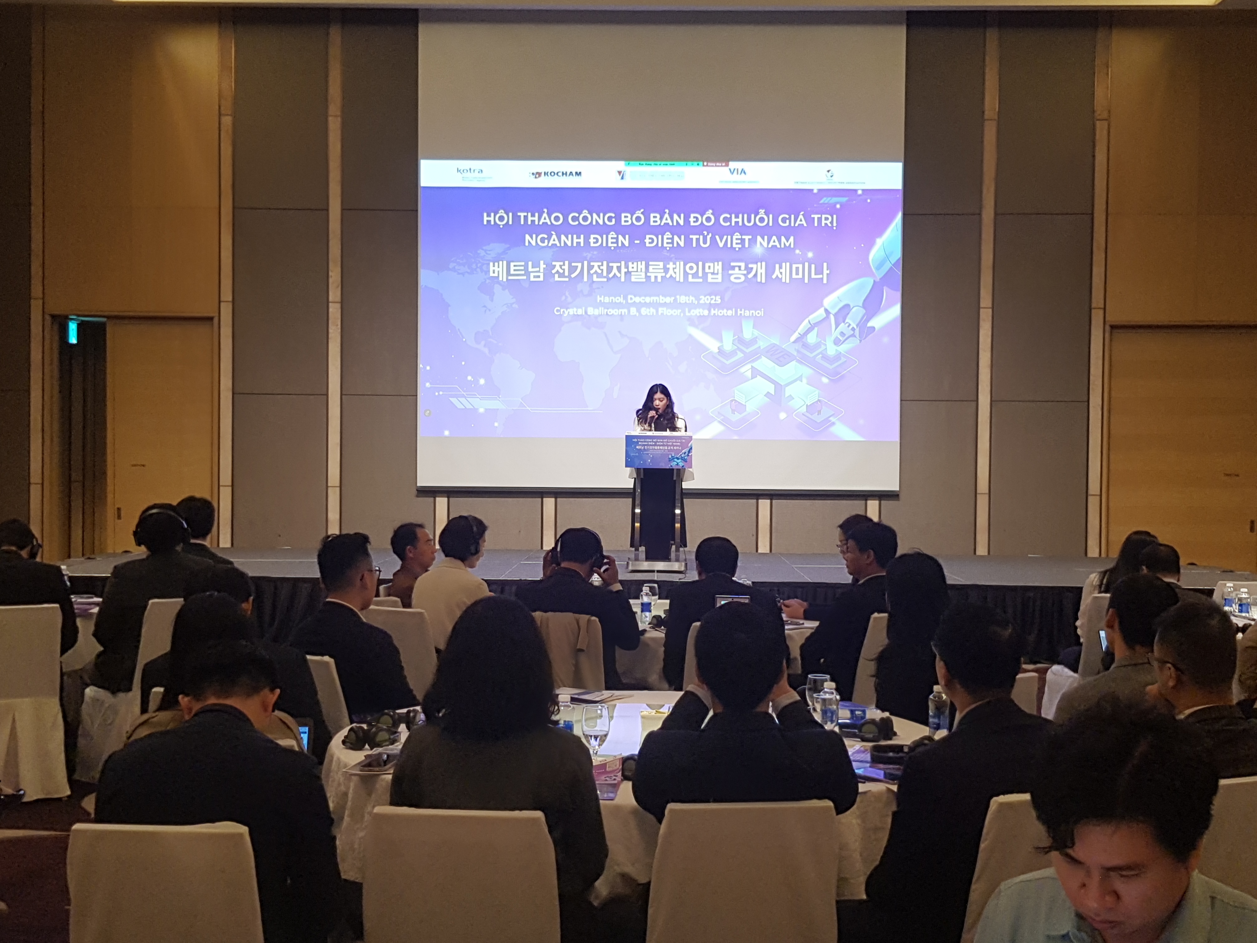 Publican el mapa de la cadena de valor del sector eléctrico y electrónico de Vietnam