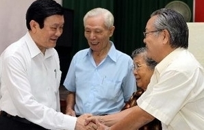 Staatspräsident Truong Tan Sang sammelt Meinungen der Wähler