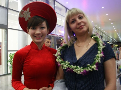 Erster Flug aus Russland nach Da Nang