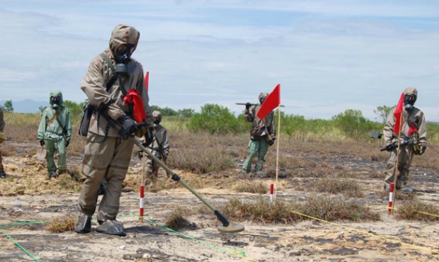 USA starten ein Projekt zur Bodenbereinigung in Da Nang