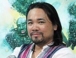 Gemäldeausstellung eines jungen vietnamesischen Malers in Australien