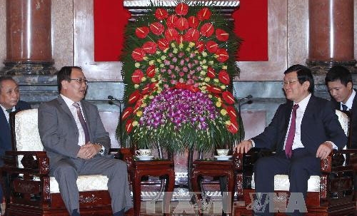 Staatspräsident Truong Tan Sang empfängt den Leiter der mongolischen Staatsanwaltschaft