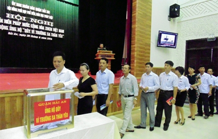 Viele Provinzen unterstützen Soldaten im Insel- und Meeresgebiet