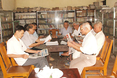 Die öffentliche Bibliothek trägt zur Verbesserung des Lebens auf dem Land bei