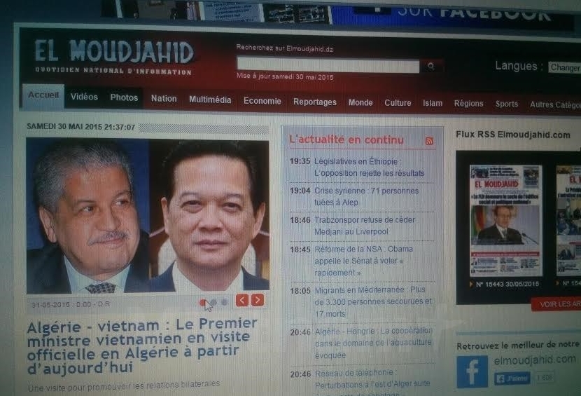 Algerische Medien: Vertiefung der wirtschaftlichen Beziehungen zwischen Vietnam und Algerien