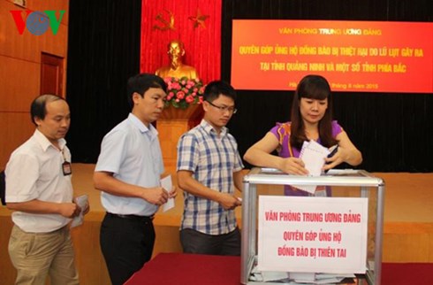 KPV-Büro spendet für Bürger in Überschwemmungsgebiete