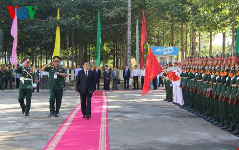Feier zum 70. Traditionstag der bewaffneten Streitkräfte der Militärzone Nr. 9