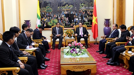 Minister für öffentliche Sicherheit empfängt Delegation des myanmarischen Innenministeriums