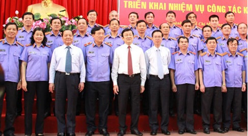 Staatspräsident Truong Tan Sang bei Konferenz über Aufgaben der Staatsanwaltschaft 2016