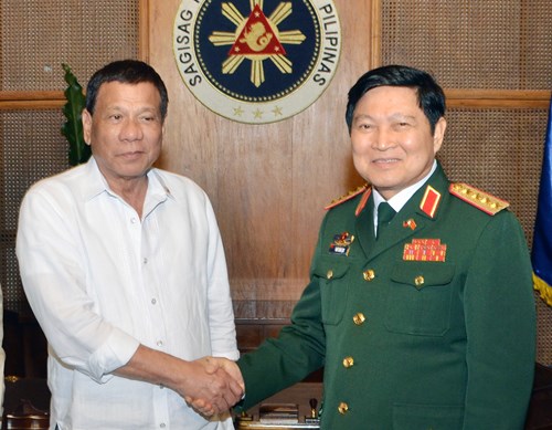 Verstärkung der Zusammenarbeit in Verteidigung zwischen Vietnam und den Philippinen