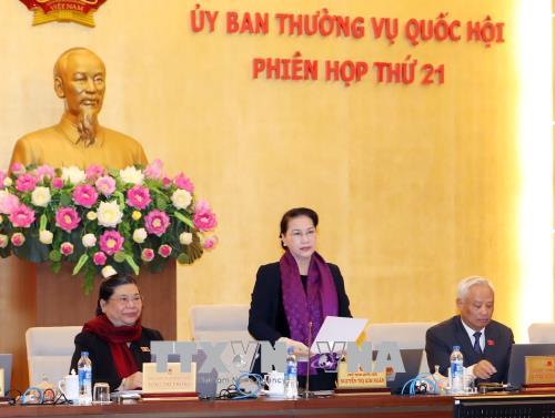 Die 21. Sitzung des ständigen Parlamentsausschusses