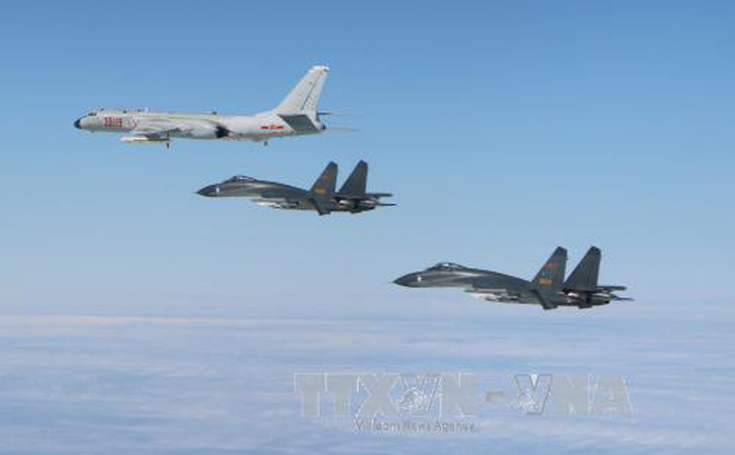 Protests Südkorea gegen die Verletzung Chinas gegen südkoreanische Luftraumüberwachungszone