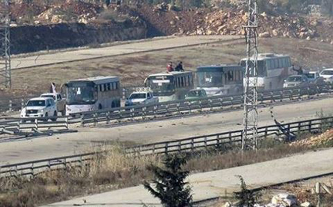 Rebellen attackieren den neuen humanitären Korridor im syrischen Ost-Ghuta